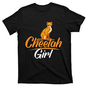 Cheetahs Funny Wild Cat Cheetah Girl T-Shirt