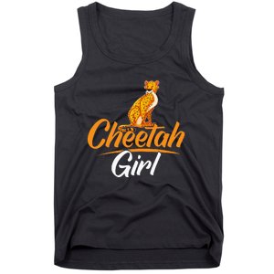 Cheetahs Funny Wild Cat Cheetah Girl Tank Top