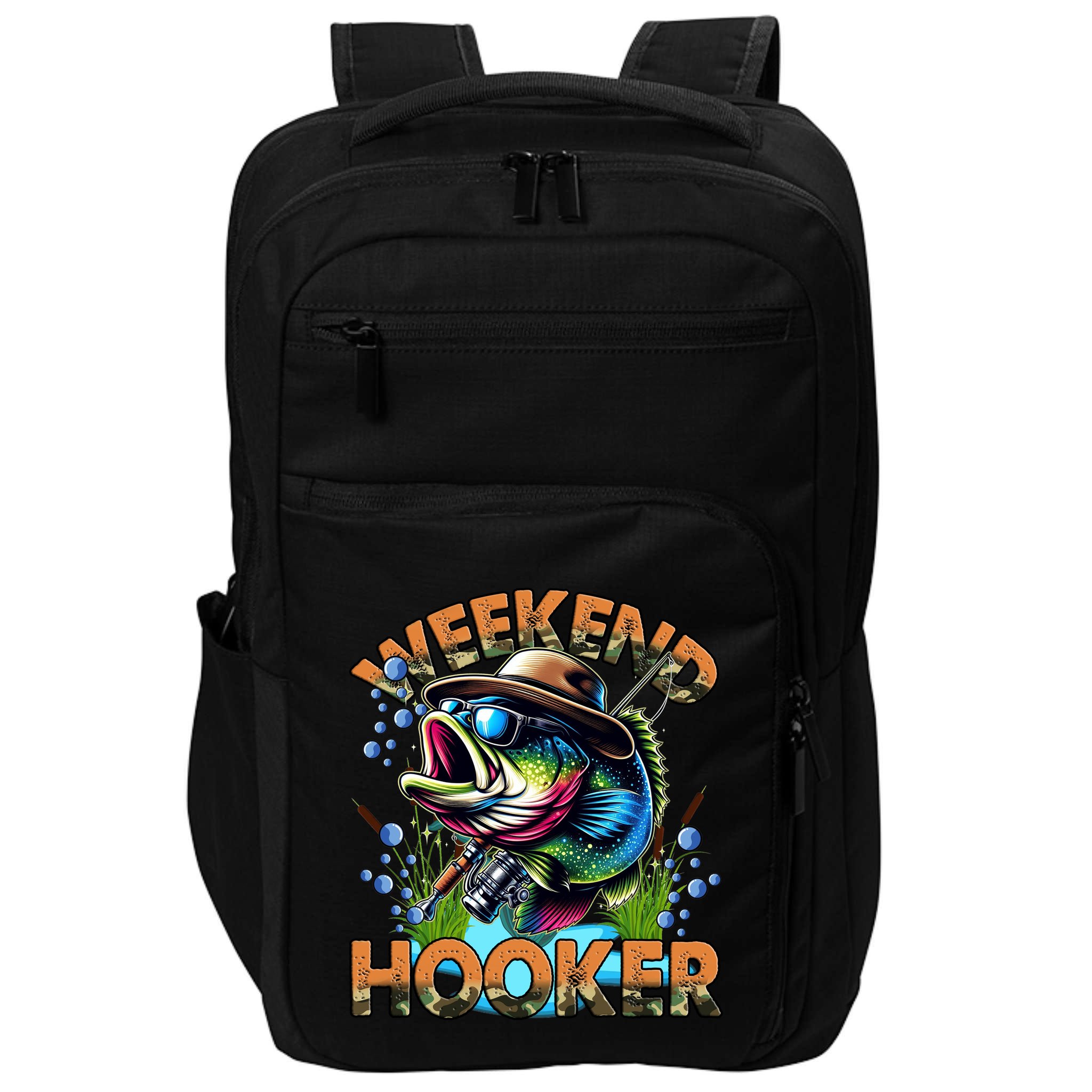 Cool Fishing Weekend Hooker Impact Tech Backpack