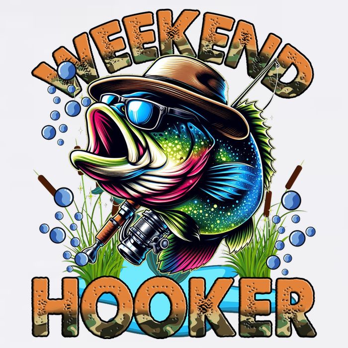 Cool Fishing Weekend Hooker Doggie Tank