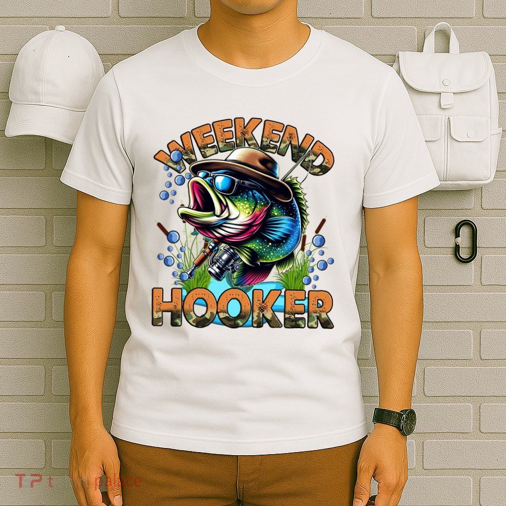 Cool Fishing Weekend Hooker T-Shirt