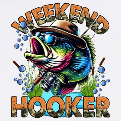 Cool Fishing Weekend Hooker T-Shirt