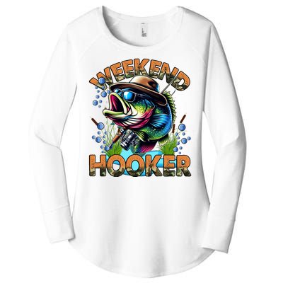 Cool Fishing Weekend Hooker Women's Perfect Tri Tunic Long Sleeve Shirt