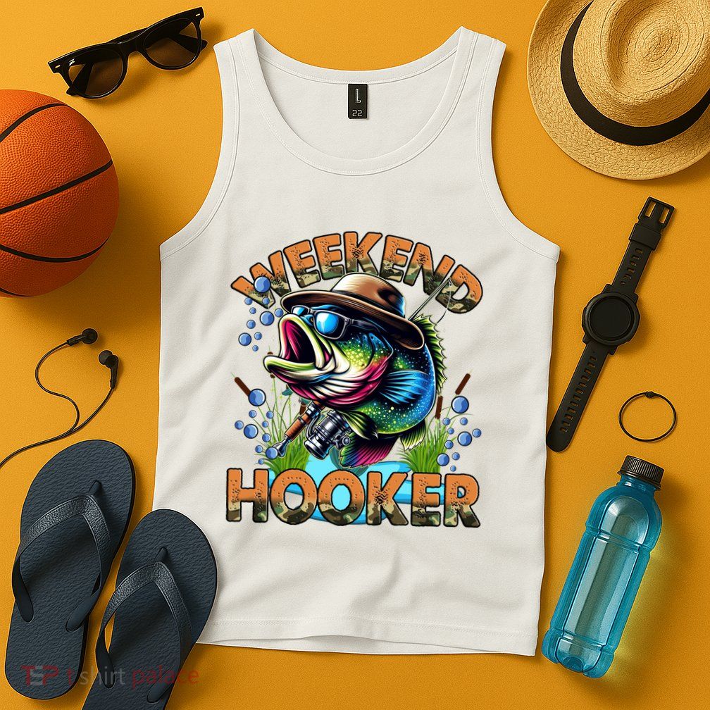 Cool Fishing Weekend Hooker Tank Top