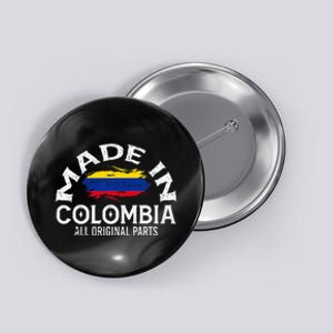 Colombia For Wo Colombian Made Flag Button