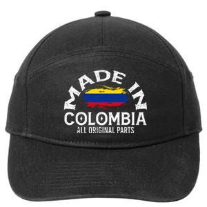 Colombia For Wo Colombian Made Flag 7-Panel Snapback Hat