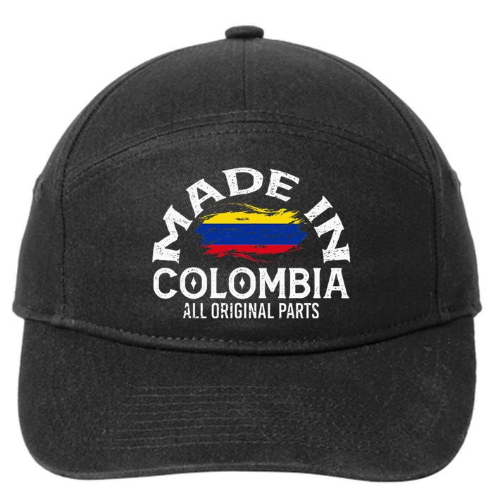 Colombia For Wo Colombian Made Flag 7-Panel Snapback Hat