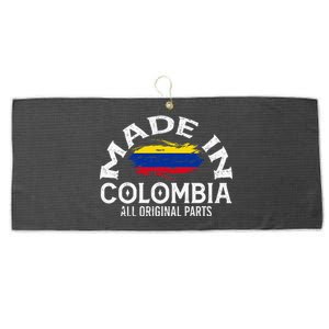 Colombia For Wo Colombian Made Flag Large Microfiber Waffle Golf Towel