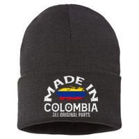 Colombia For Wo Colombian Made Flag Sustainable Knit Beanie