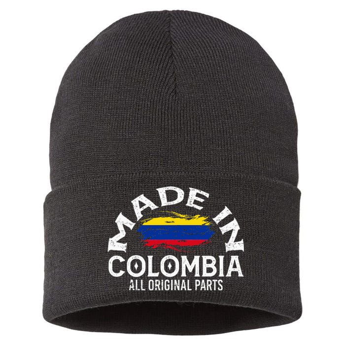 Colombia For Wo Colombian Made Flag Sustainable Knit Beanie