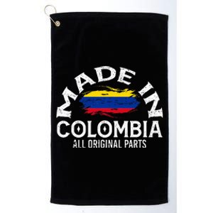 Colombia For Wo Colombian Made Flag Platinum Collection Golf Towel