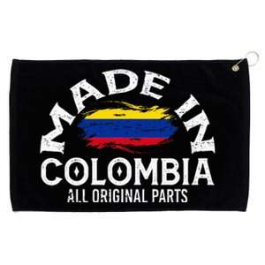 Colombia For Wo Colombian Made Flag Grommeted Golf Towel