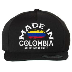 Colombia For Wo Colombian Made Flag Wool Snapback Cap