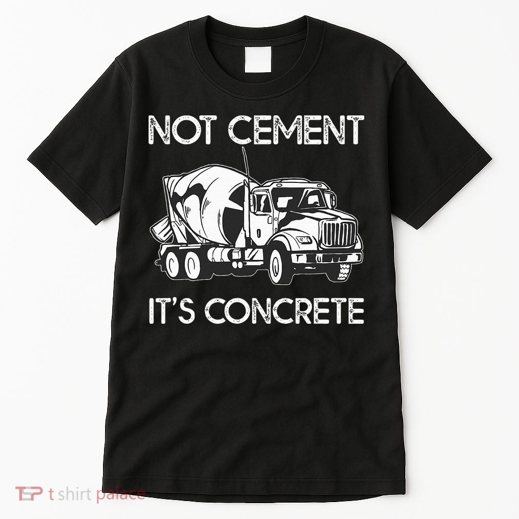 Concrete Finisher Worker Cement Mixer Truck Driver Tall T-Shirt
