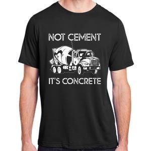 Concrete Finisher Worker Cement Mixer Truck Driver Adult ChromaSoft Performance T-Shirt