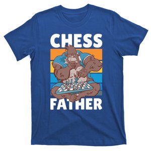 Chess Father With A Gorilla For Father's Day Gift T-Shirt