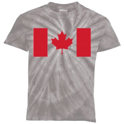 Canadian Flag Women Men Red Maple Leaf Canada Day Kids Tie-Dye T-Shirt