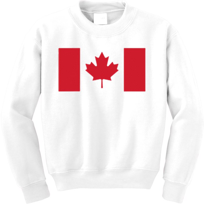 Canadian Flag Women Men Red Maple Leaf Canada Day Kids Sweatshirt