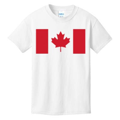 Canadian Flag Women Men Red Maple Leaf Canada Day Kids T-Shirt