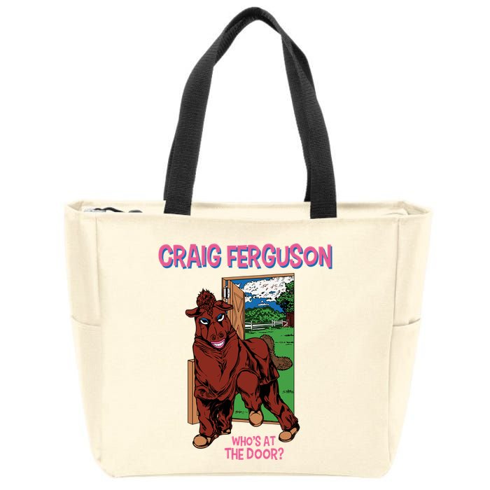 Craig Ferguson WhoS At The Door Zip Tote Bag