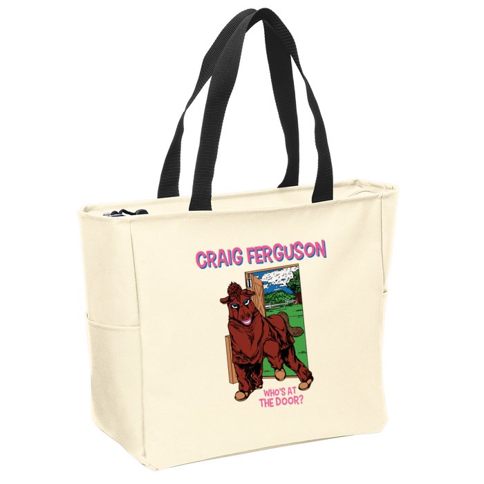 Craig Ferguson WhoS At The Door Zip Tote Bag