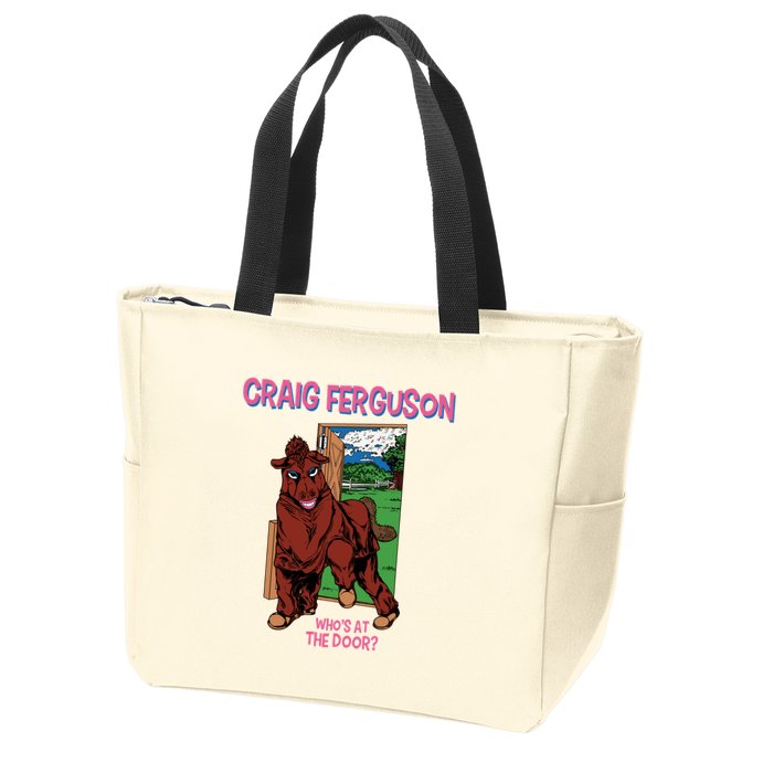 Craig Ferguson WhoS At The Door Zip Tote Bag