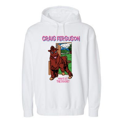 Craig Ferguson WhoS At The Door Garment-Dyed Fleece Hoodie