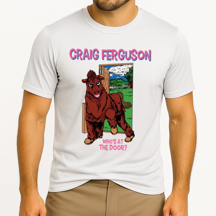 Craig Ferguson WhoS At The Door Cooling Performance Crew T-Shirt