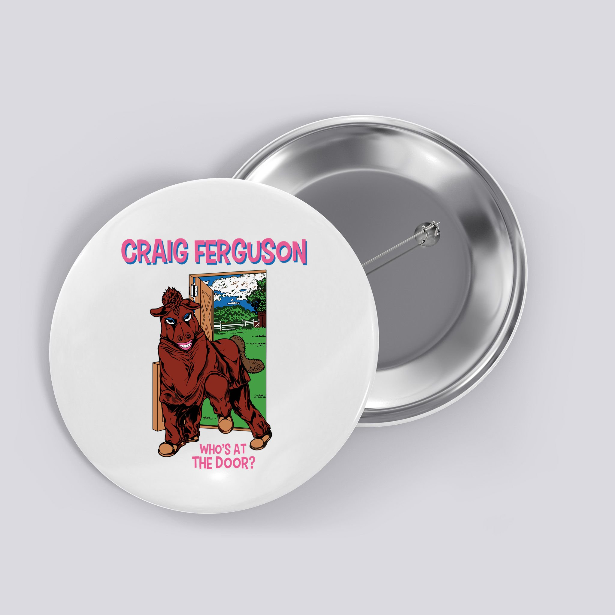 Craig Ferguson WhoS At The Door Button
