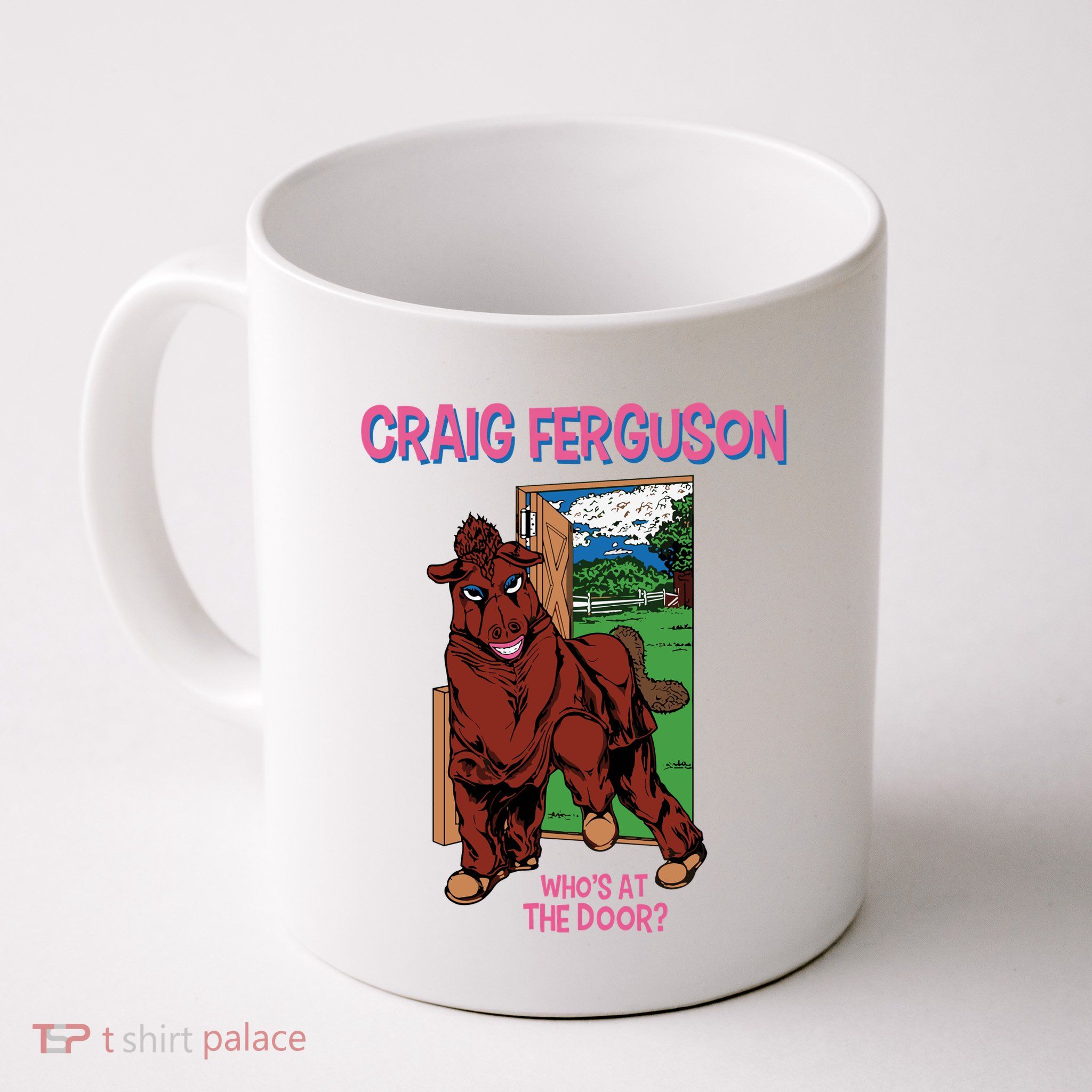 Craig Ferguson WhoS At The Door Mug