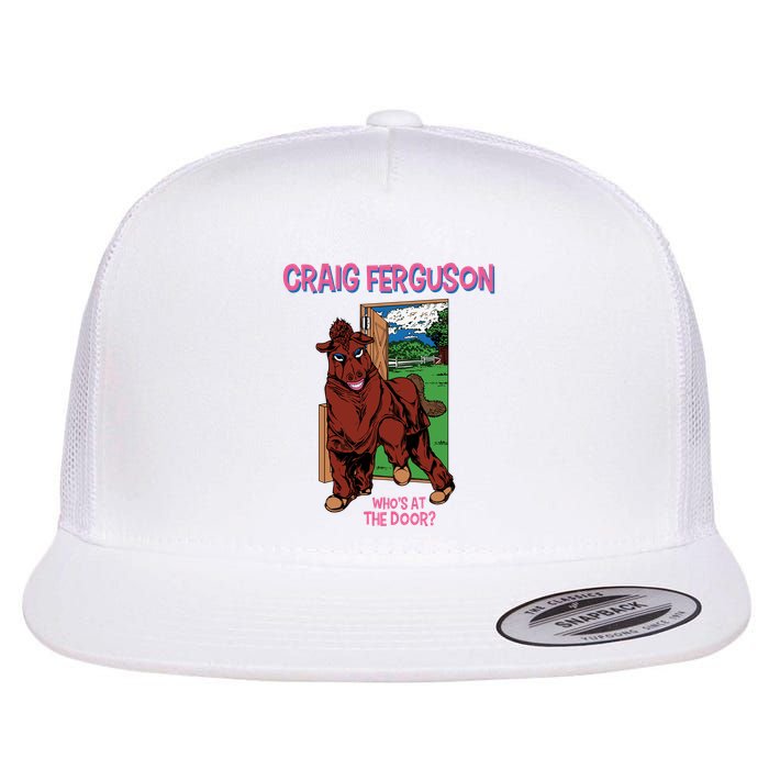 Craig Ferguson WhoS At The Door Flat Bill Trucker Hat