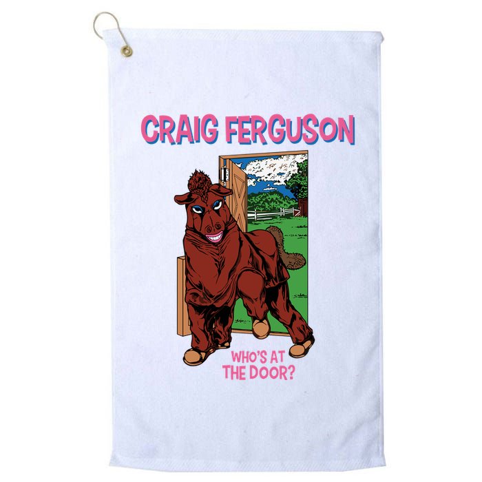 Craig Ferguson WhoS At The Door Golf Towel