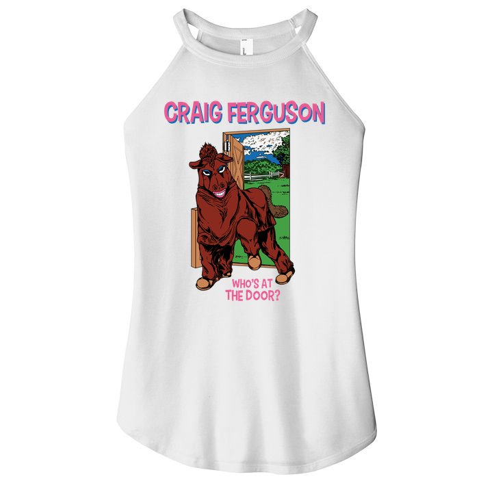 Craig Ferguson WhoS At The Door Women's Perfect Tri Rocker Tank