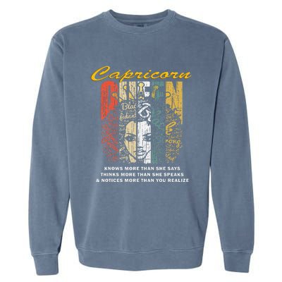 Capricorn for Wo Birthday Gifts Garment-Dyed Sweatshirt