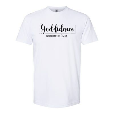 Christian For Women Godfidence Trust God Faith Gift Softstyle® CVC T-Shirt