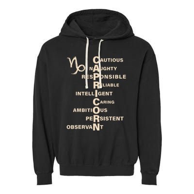 Capricorn For Wo Gifts Sign Garment-Dyed Fleece Hoodie