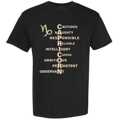 Capricorn For Wo Gifts Sign Garment-Dyed Heavyweight T-Shirt