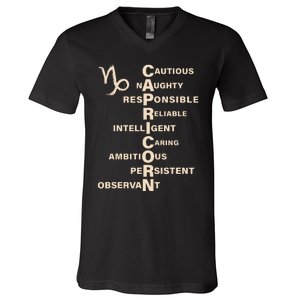 Capricorn For Wo Gifts Sign V-Neck T-Shirt