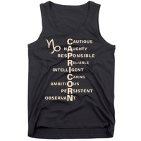 Capricorn For Wo Gifts Sign Tank Top