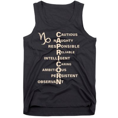 Capricorn For Wo Gifts Sign Tank Top