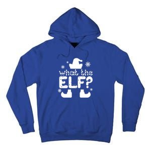 Christmas Funny What The Elf Gift Tall Hoodie