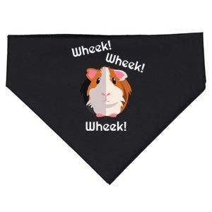 Cute Funny Wheek Guinea Pig Owner Cavy Lover USA-Made Doggie Bandana