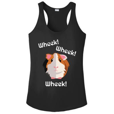 Cute Funny Wheek Guinea Pig Owner Cavy Lover Ladies PosiCharge Competitor Racerback Tank