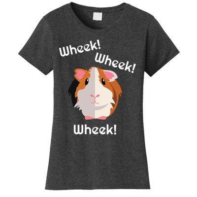 Cute Funny Wheek Guinea Pig Owner Cavy Lover Women's T-Shirt