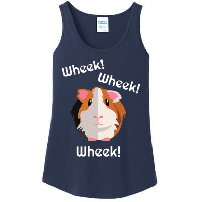 Cute Funny Wheek Guinea Pig Owner Cavy Lover Ladies Essential Tank