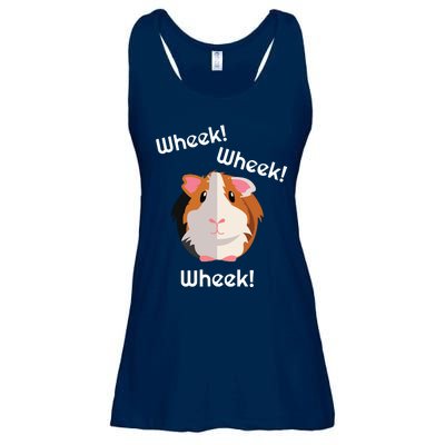 Cute Funny Wheek Guinea Pig Owner Cavy Lover Ladies Essential Flowy Tank