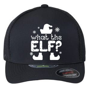 Christmas Funny What The Elf Meaningful Gift Flexfit Unipanel Trucker Cap