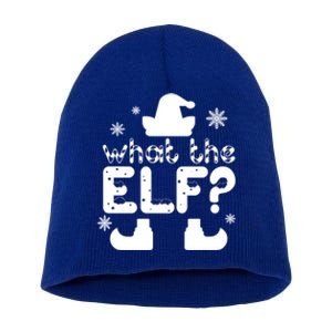 Christmas Funny What The Elf Meaningful Gift Short Acrylic Beanie