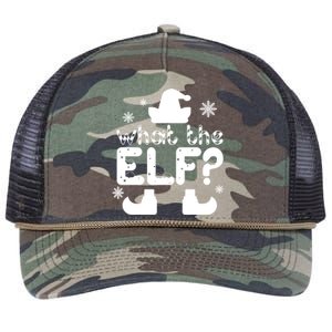 Christmas Funny What The Elf Meaningful Gift Retro Rope Trucker Hat Cap