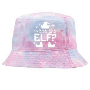 Christmas Funny What The Elf Meaningful Gift Tie-Dyed Bucket Hat